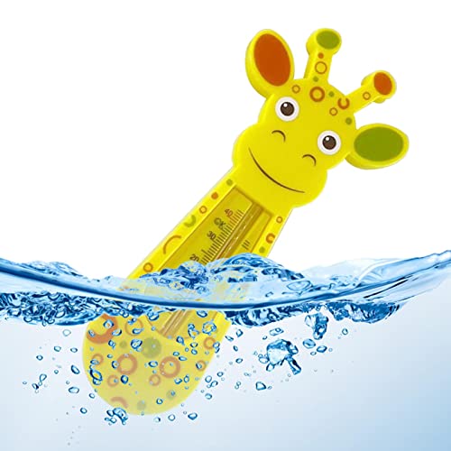 XINXI Termometro per acqua per bambini per il bagno, Termometro per la temperatura del bagno a forma di giraffa per bambini, Prodotti per la sicurezza, Termometro galleggiante